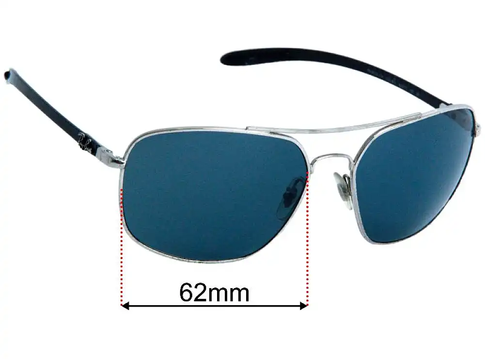 Ray-Ban RB8322-CH 62mm Replacement Lenses